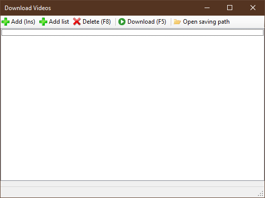 Separate video downloader